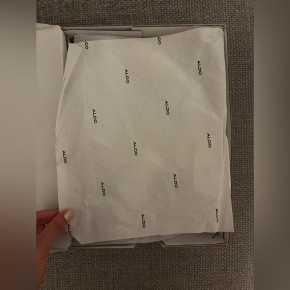 ALDO SiennaMae Raffia Heeled Sandals Natural Beige – Size 9 brand new - Picture 14 of 16